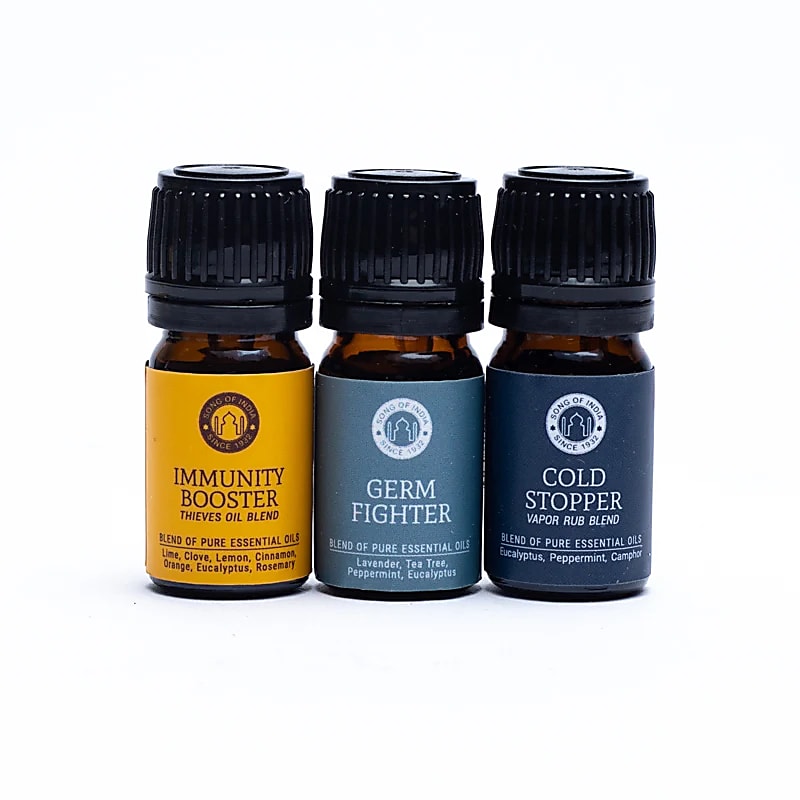 Eterisk olja Aromaterapi Set Wellness - 3x5 Ml