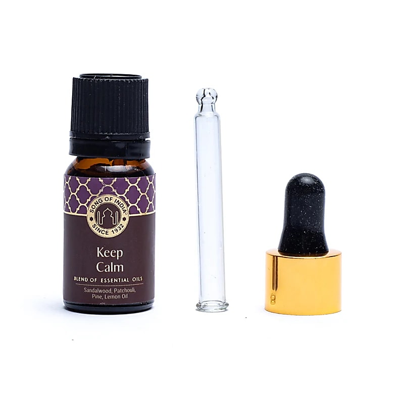 Mix de óleos essenciais Keep Calm Song Of India - pacote de 10 ml com 3 unidades
