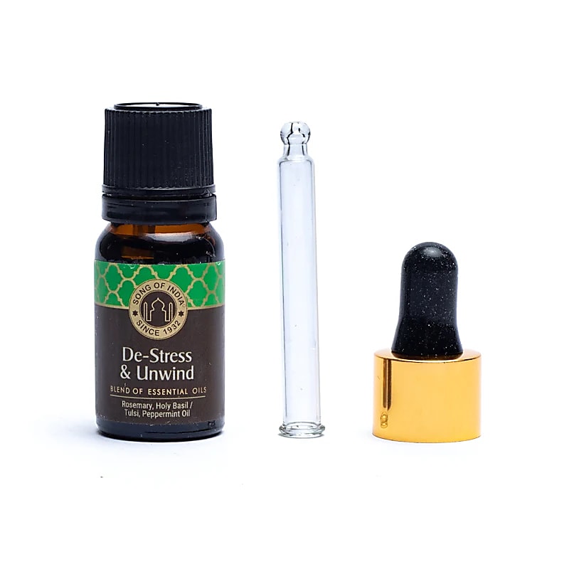 Etherische oliemix Ontstressen en ontspannen Song Of India - pakket van 3 stuks - 10 ml