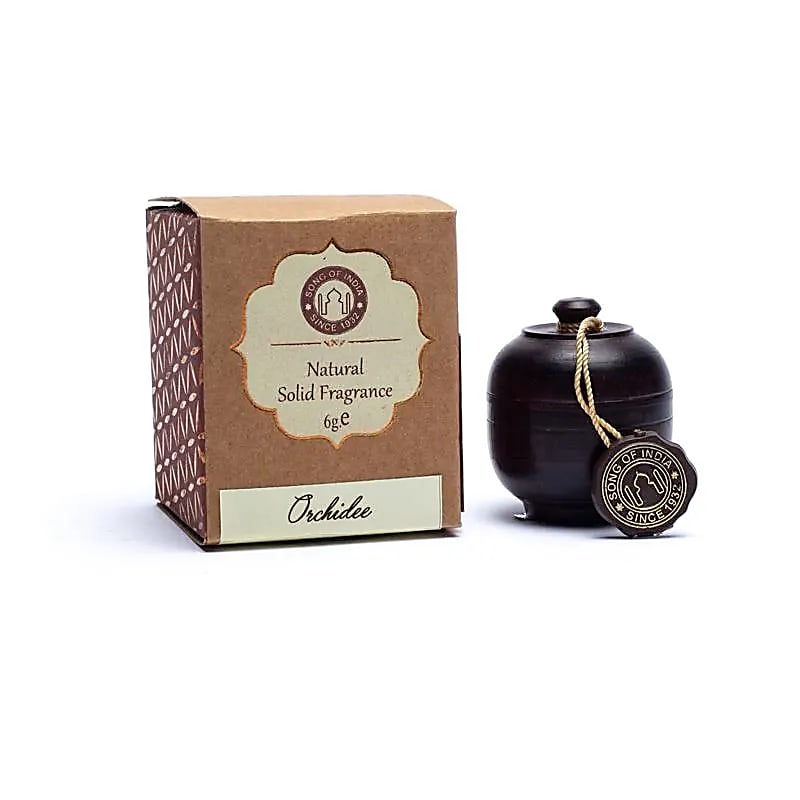Fragrance Cream Orchid In Rosewood Jar --package Of 3 Pcs - 6g
