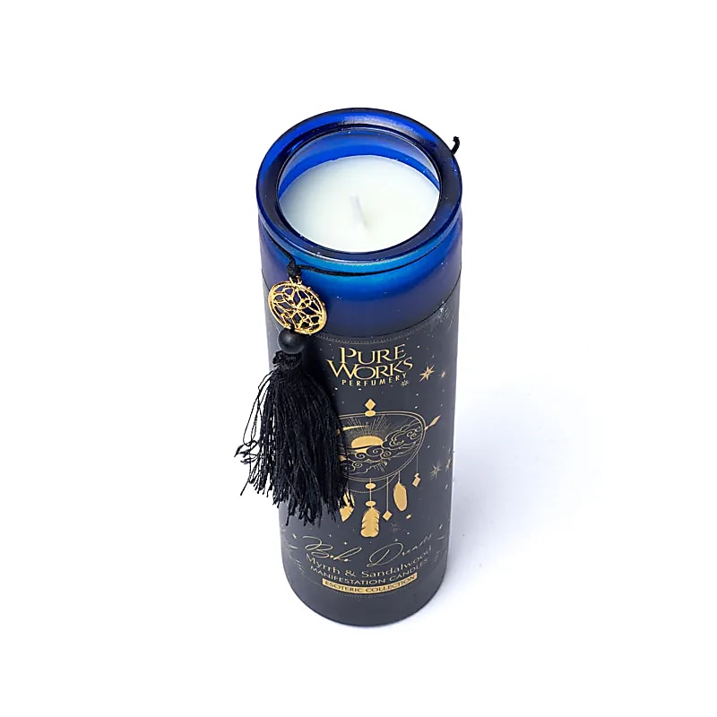 Coinnle Léirithe Aislingíonn Boho I nGloine Le Tassel - Pacáiste 300g As 6 ríomhaire