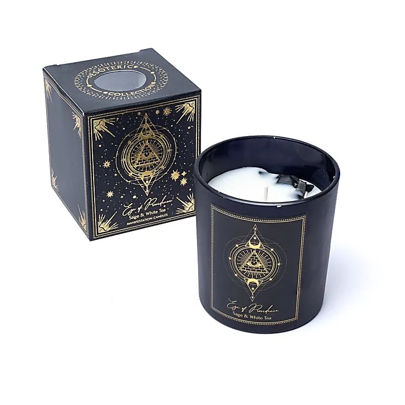 Lumanare de manifestare Eye of Providence in sticla --pachet de 2 buc - 120g