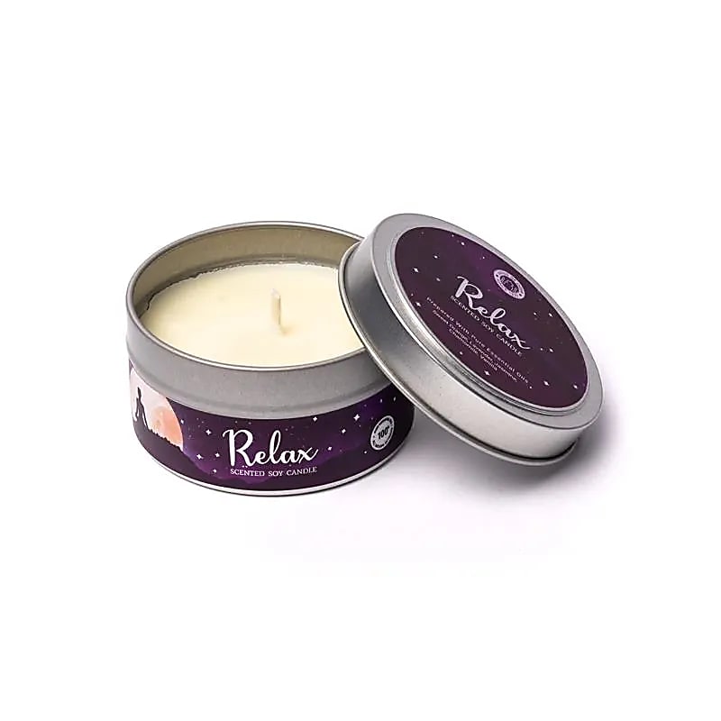 Sojowa świeca zapachowa Song Of India Relax w puszce - opakowanie 2 szt. - 80g