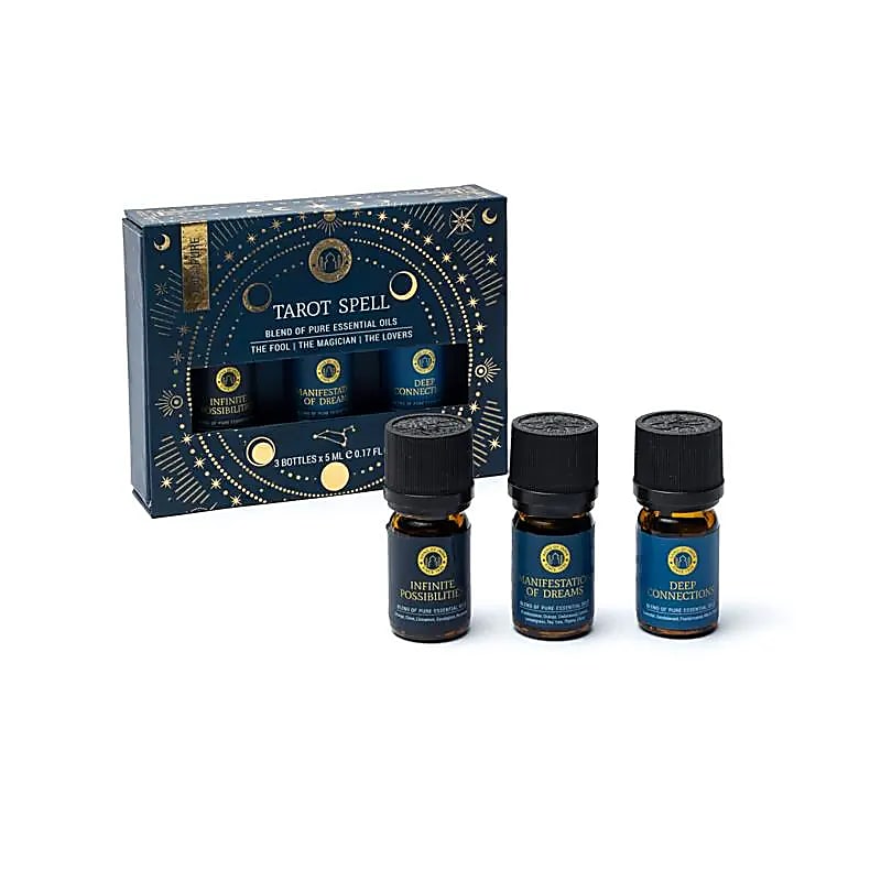 Aromaöl Esoterik-Sammlung Tarot-Zauber-Geschenkbox – 3 x 5 ml