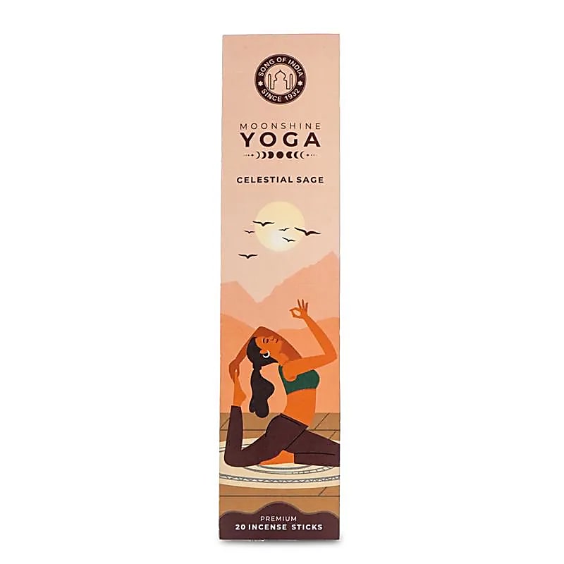Rökelsestavar Moonshine Yoga Celestial Sage - 22 G Paket med 12 st