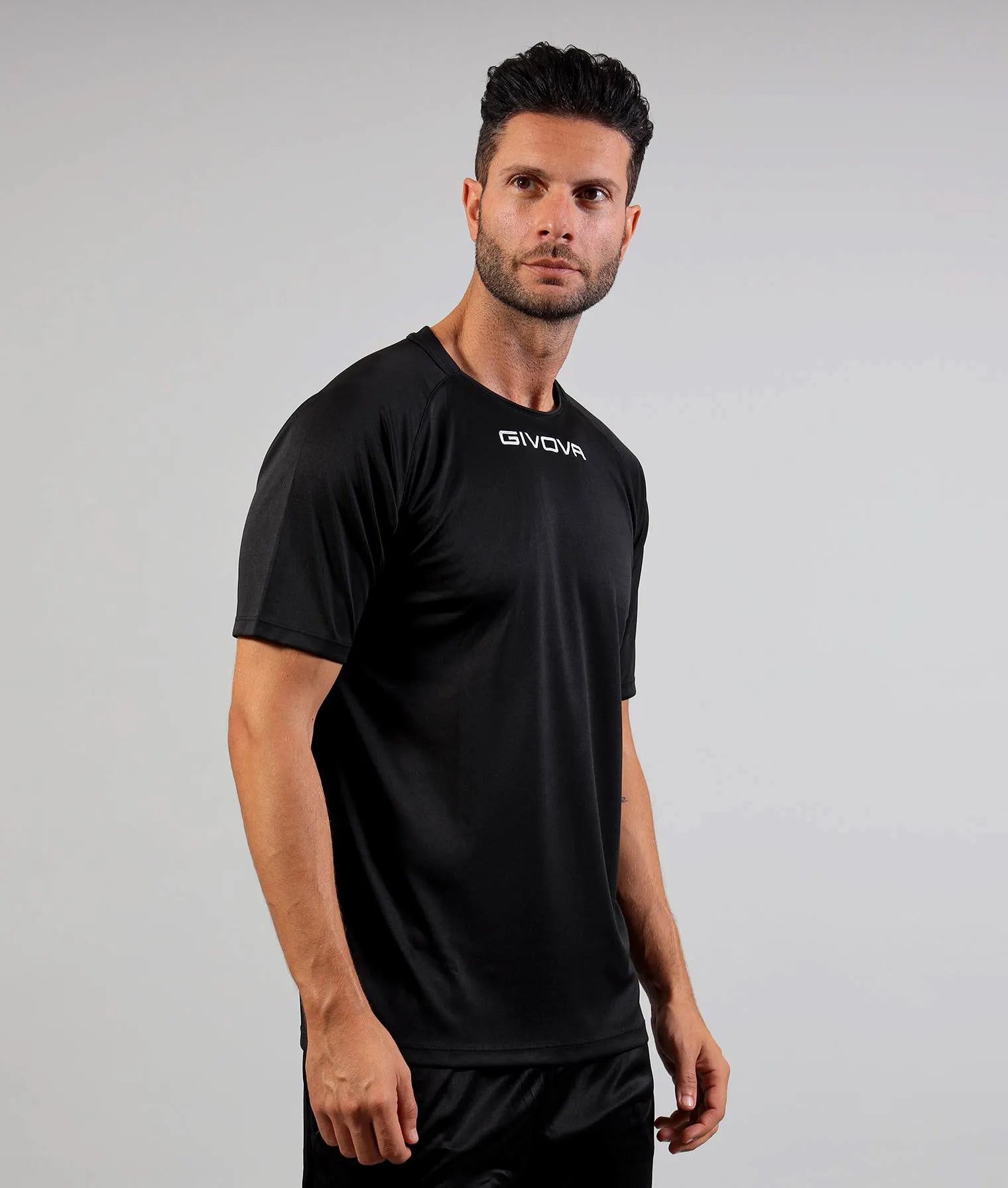 Sport-T-Shirt Givova Capo Schwarz