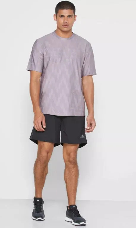 T-shirt da uomo Adidas Men City Knit Viola