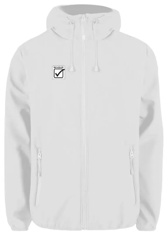 Giacca softshell unisex Givova Jacket bianca 2xl