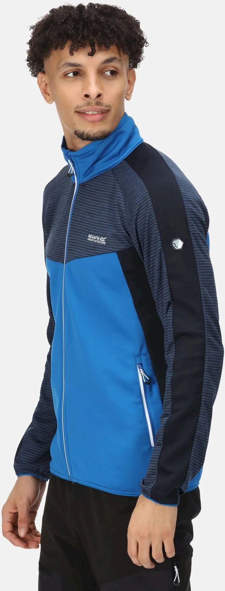 Hanorac pentru bărbați Regatta Men Yare Vi Extol Stretch Softshell Jacket Skydv Blue 2xl