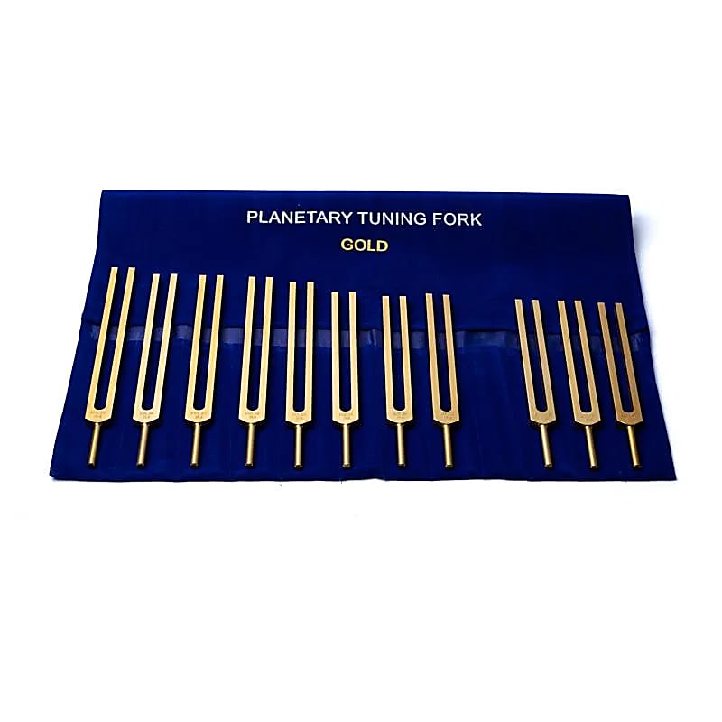 Conjunto Diapasão Cosmic Octave Dourado Sem Peso - 59x32cm
