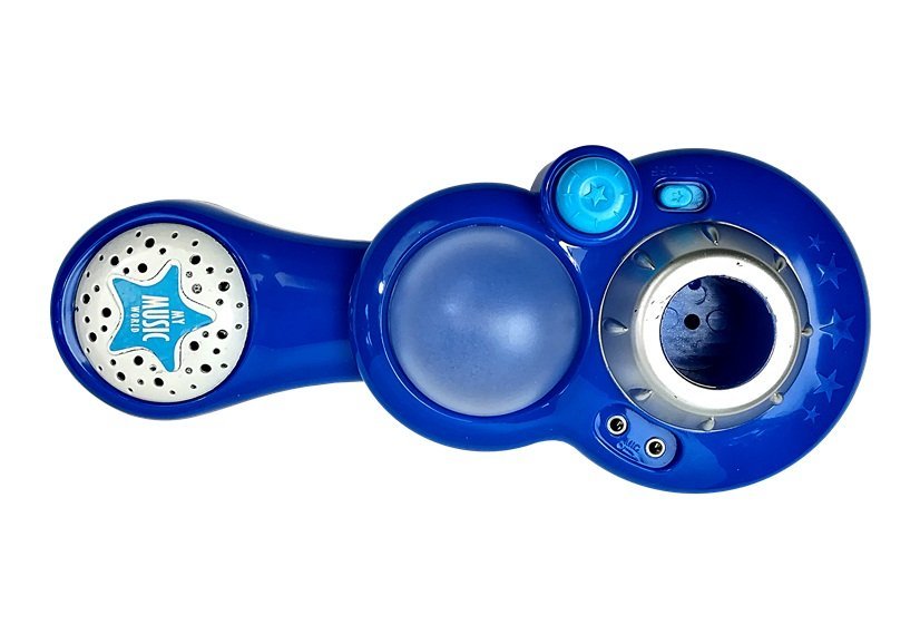 Microphone Karaoke Set Blue Tripod