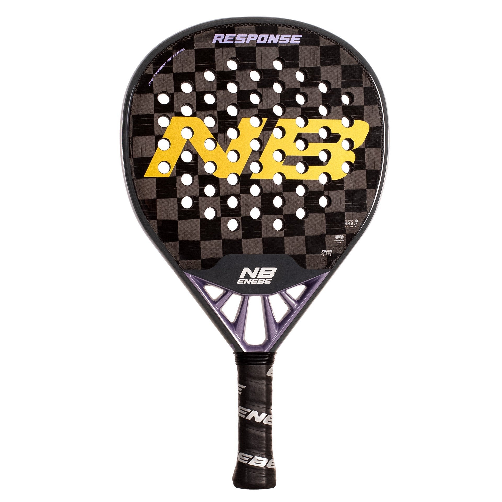 Enebe Response 24k Violet Padel Racket Multicolor