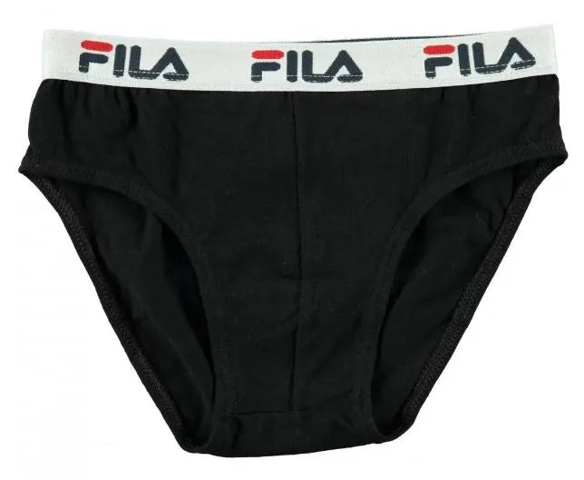 Slip Bambino Fila Elastico Nero