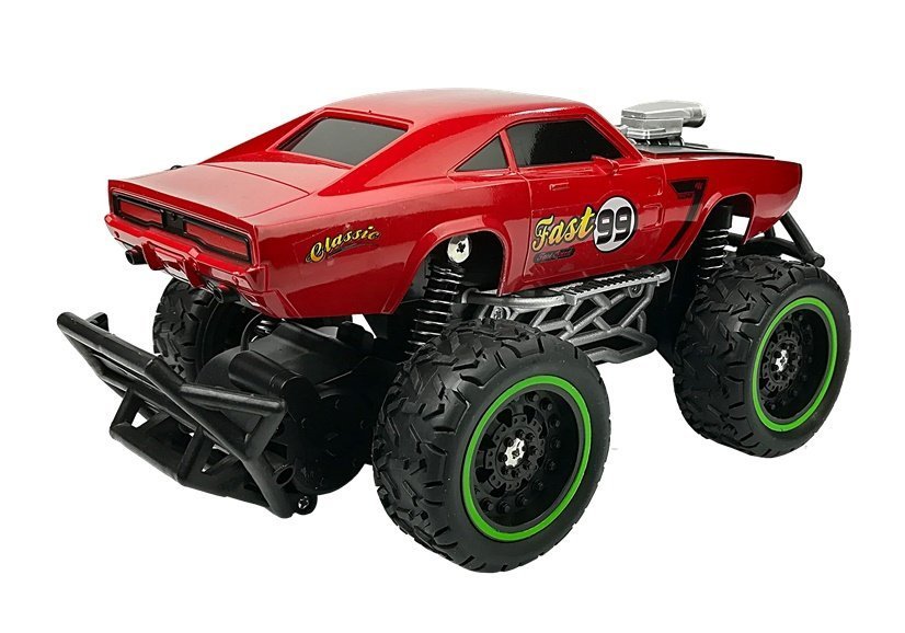 Remote Controlled Car Off-road R/c Red High Wheels