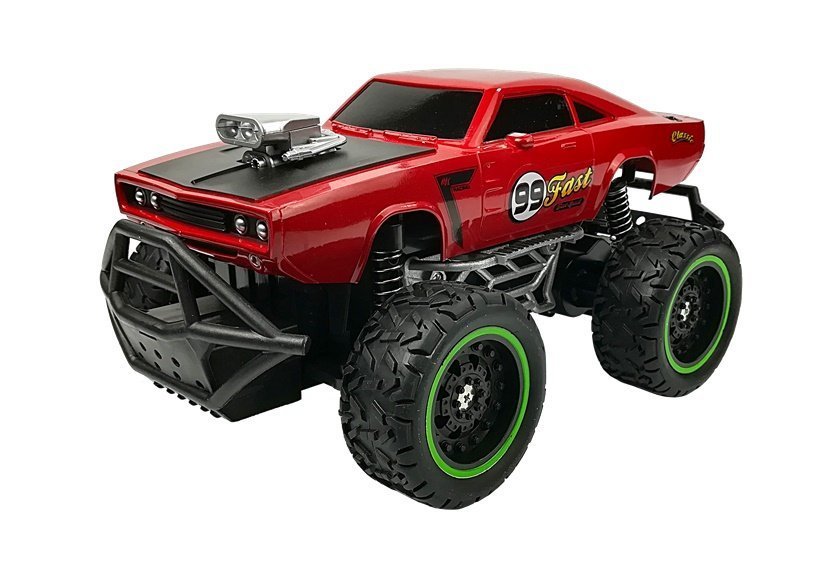 Remote Controlled Car Off-road R/c Red High Wheels