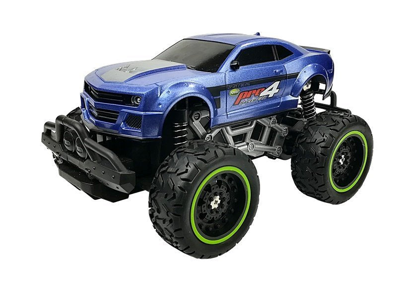 Remote Controlled Car Off-road R/c Blue High Wheels
