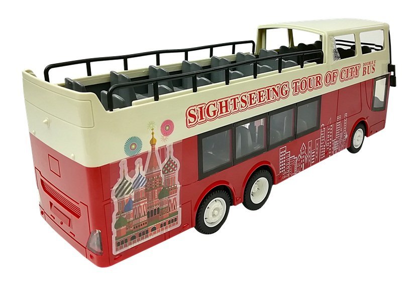 Remotely Controlled Double Decker Bus R/c 2.4g 1:18