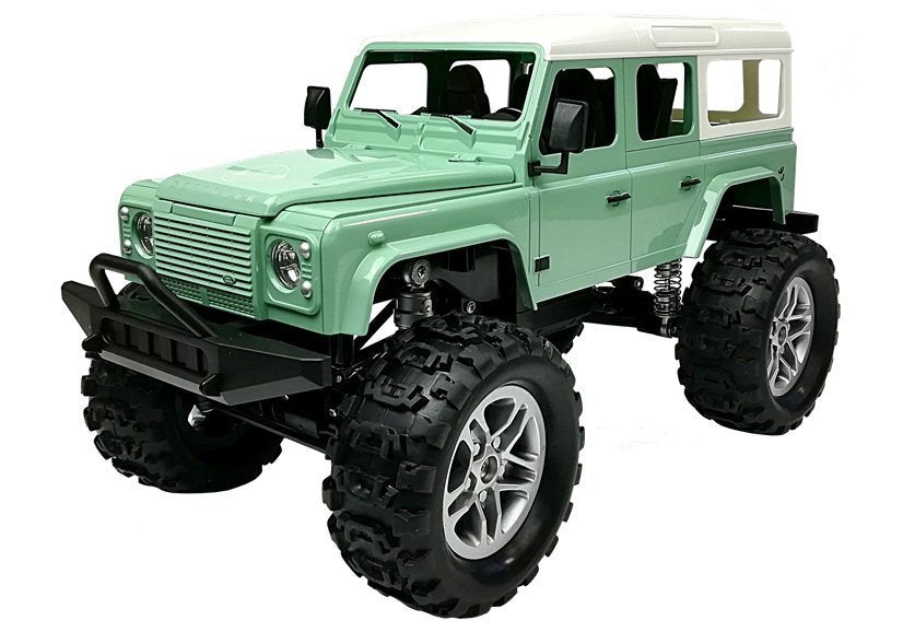 Remote Control Car Jeep R / C Green 7.5 Km / H 1:14 2.4g
