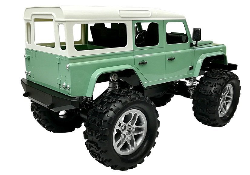 Remote Control Car Jeep R / C Green 7.5 Km / H 1:14 2.4g