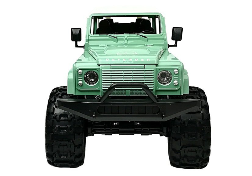 Remote Control Car Jeep R / C Green 7.5 Km / H 1:14 2.4g