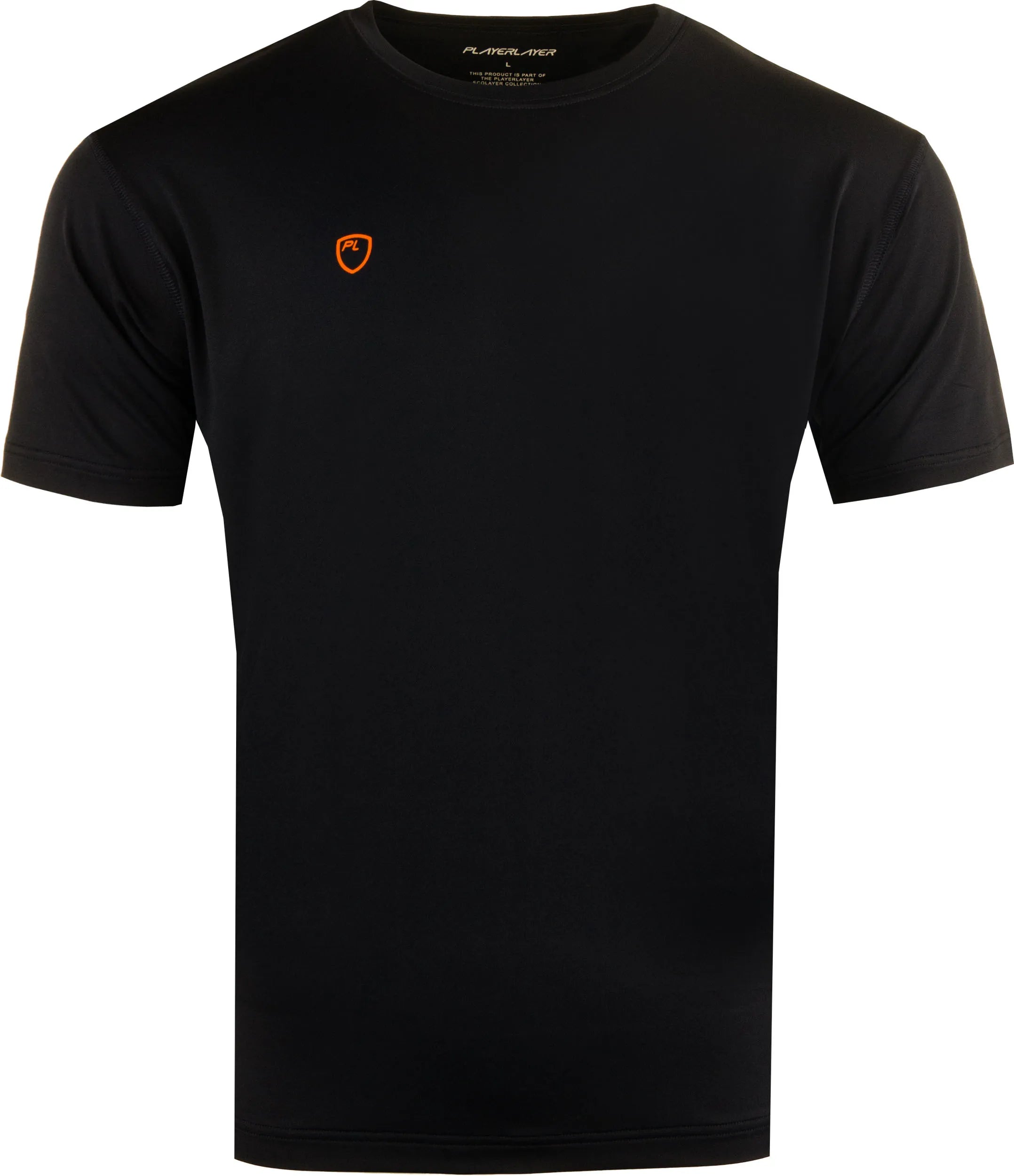 T-shirt nera Playerlayer Eco Performance da uomo