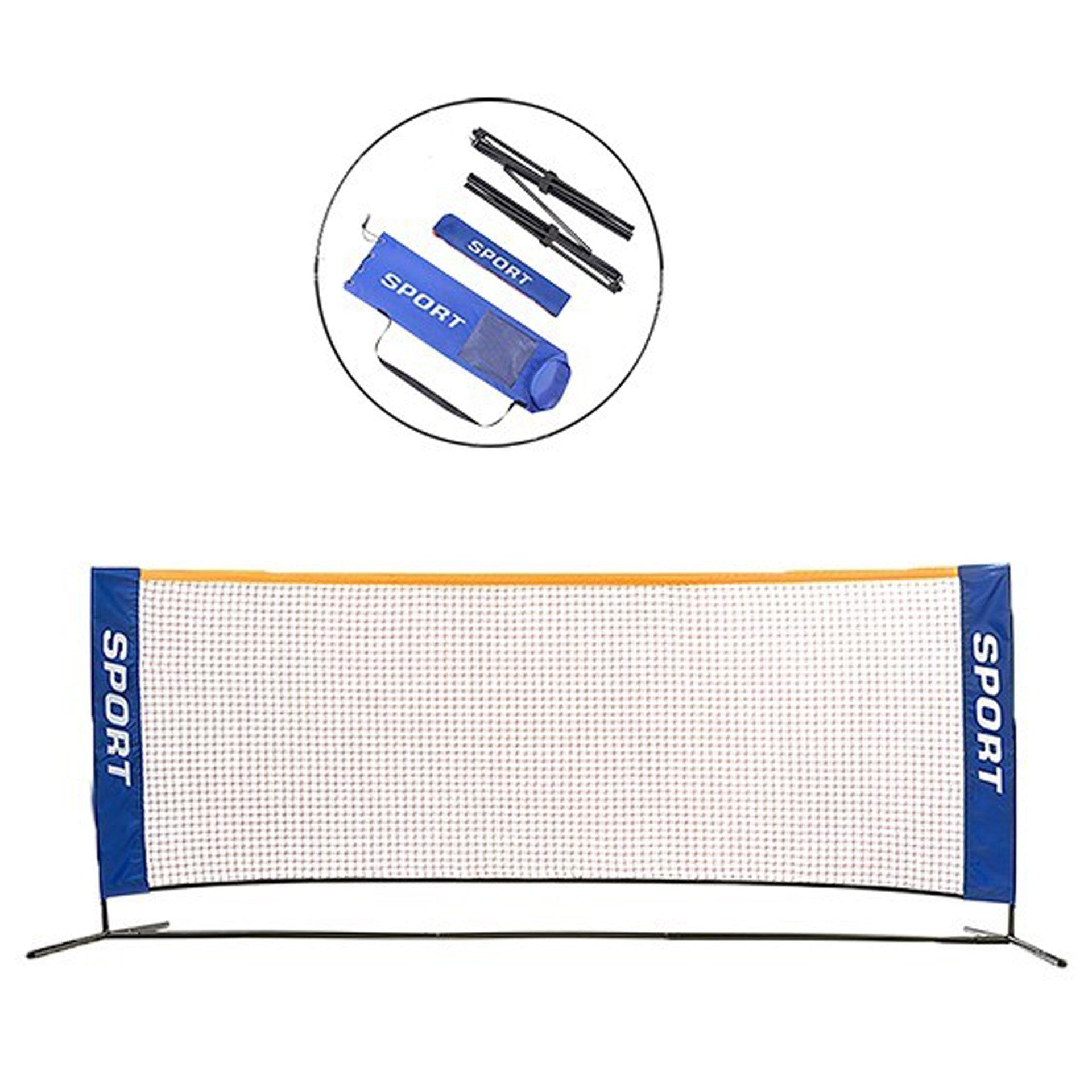 Metaliczny zestaw do mini tenisa / mini pikleballa, wielokolorowy