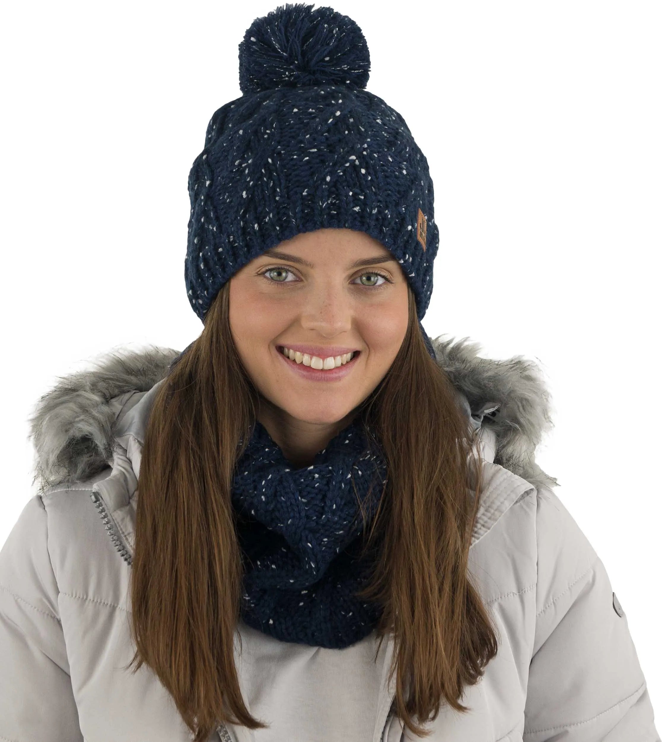 Jail Jam Braies Loop-Mütze, Unisex, perlmuttblau