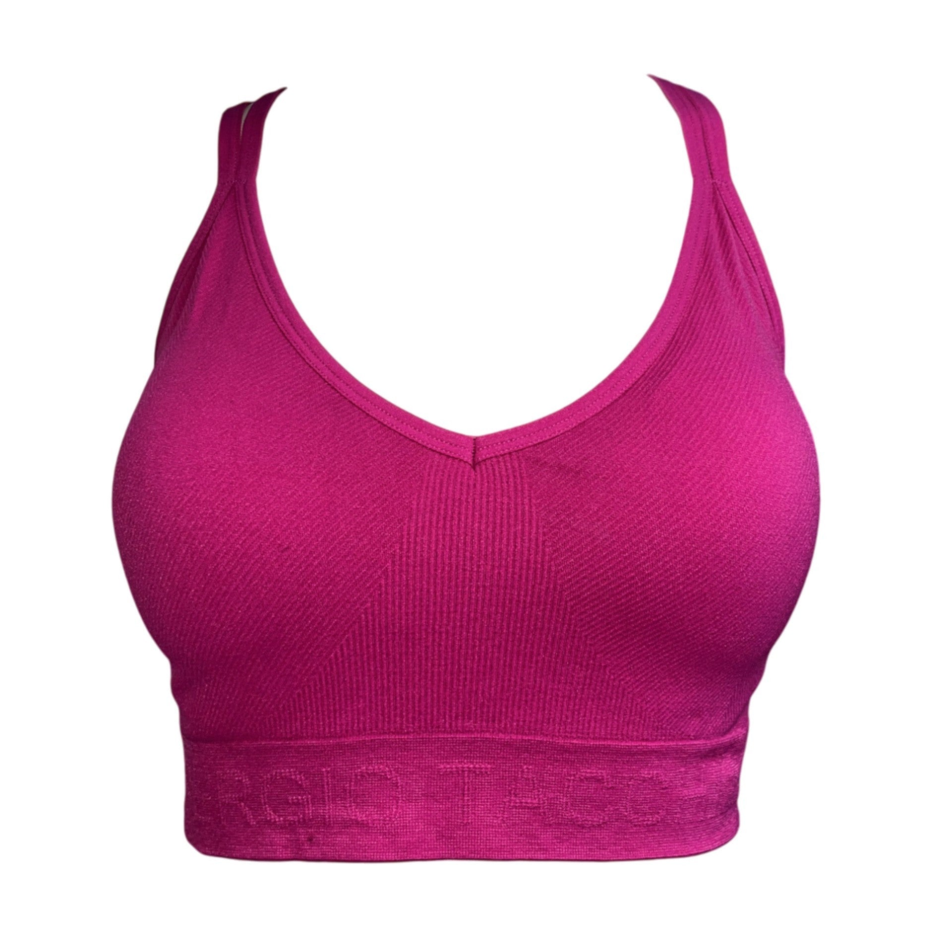 Box med 18 sömlösa sportbehåar Tacchini Fuchsia