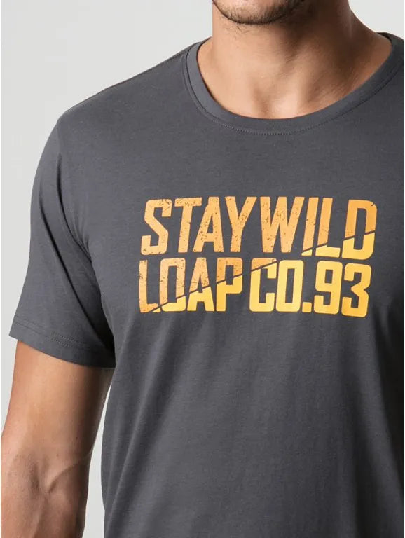 Men's T-shirt Loap Benny Grey