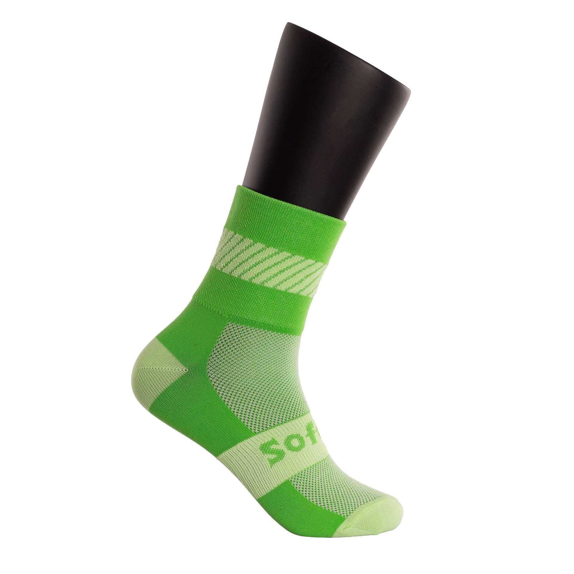 Calcetines Softee Walk Light Altura Media Verde Flúor 35-38