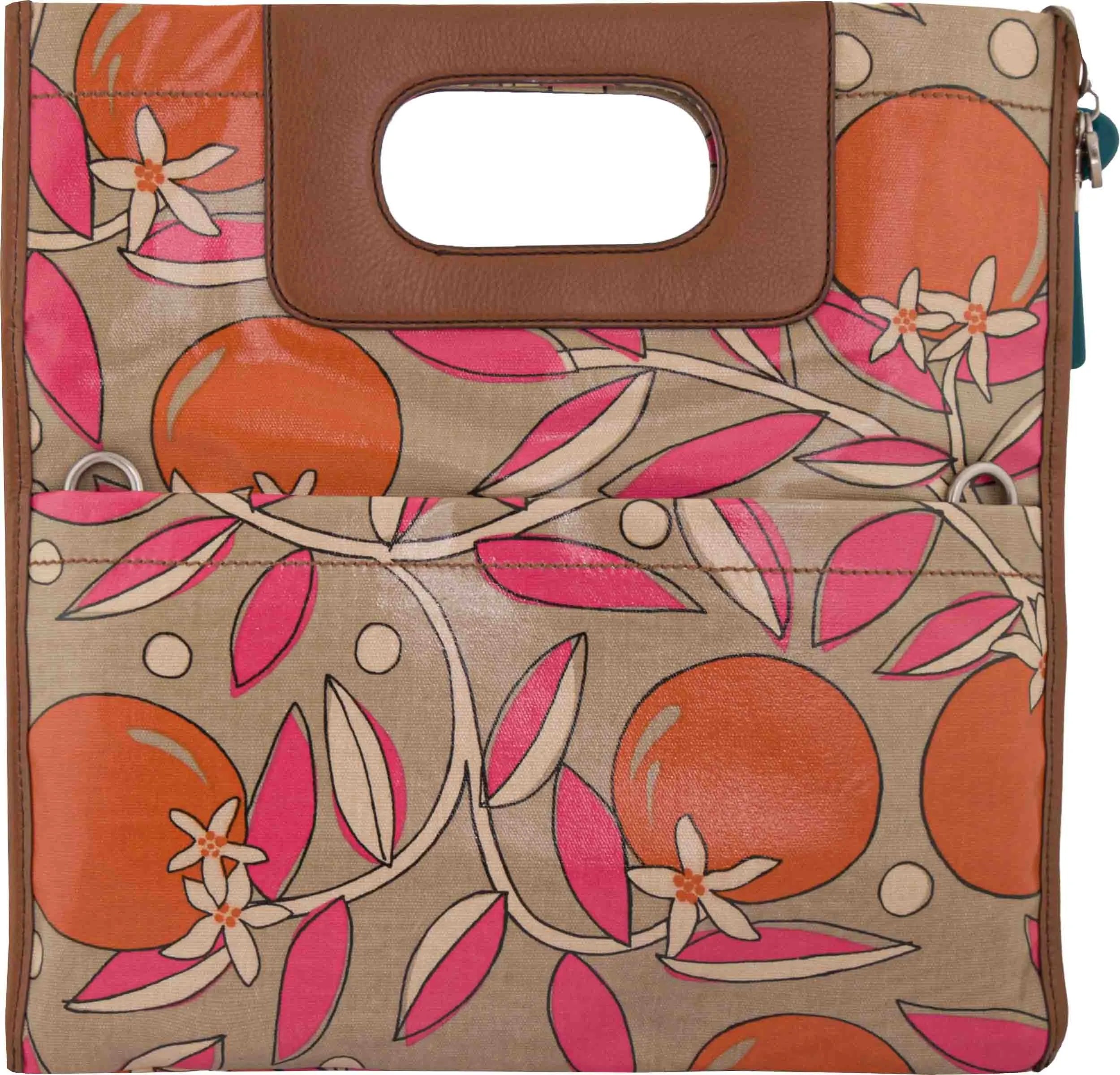 Fossil Wmns taška cez rameno Key-per Pink-floral Mix