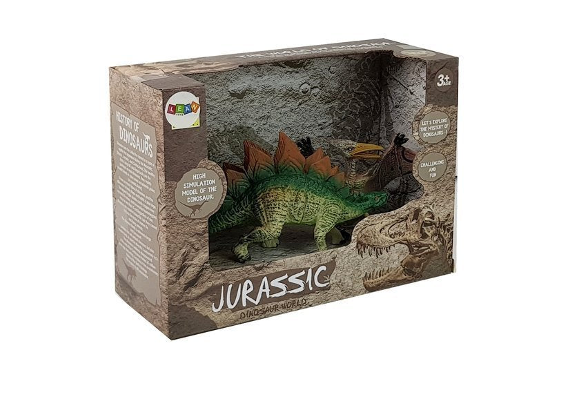 Set Of Stegosaurus Pteranodon Dinosaur Figurines