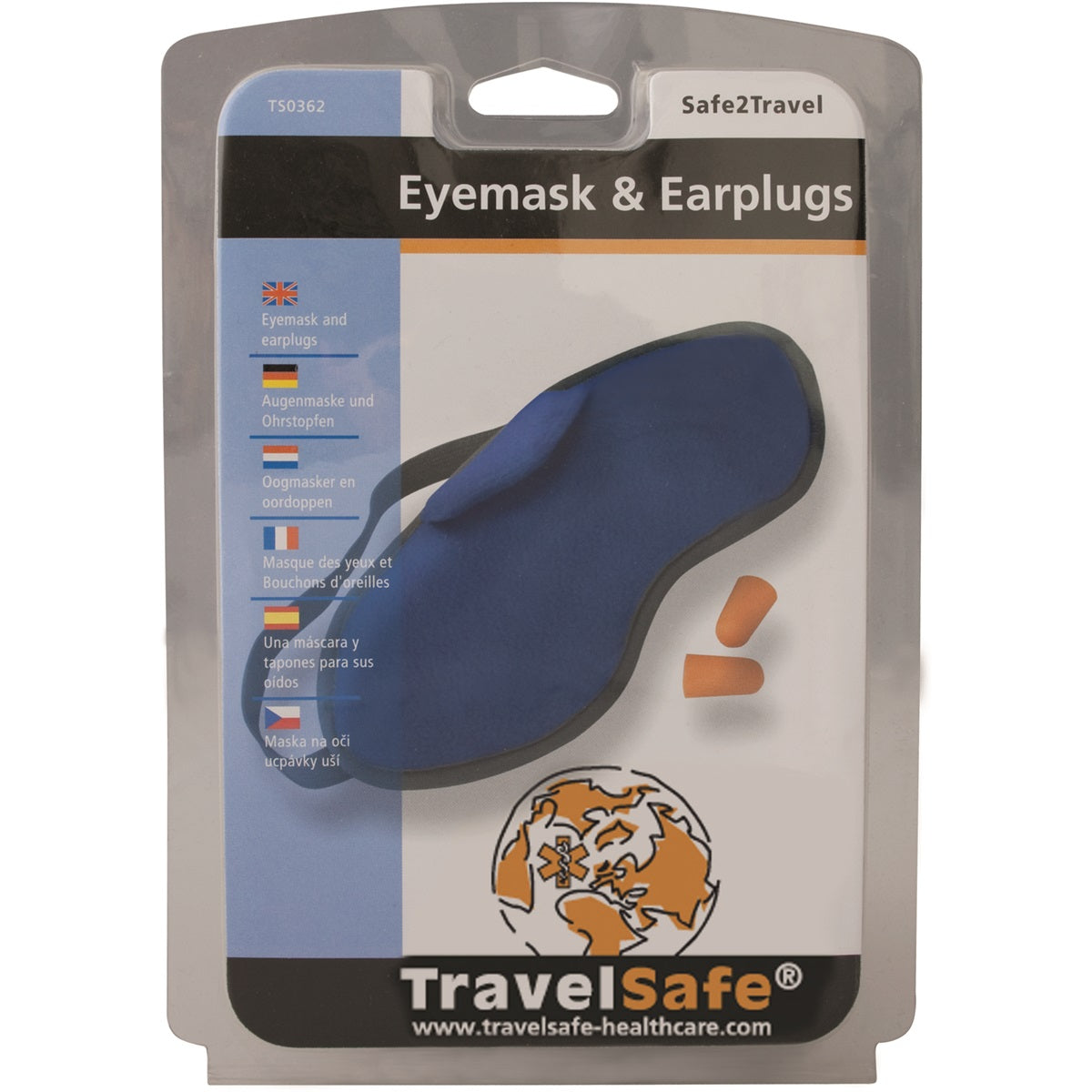 Travelsafe маска за очи (полар) и тапи за уши