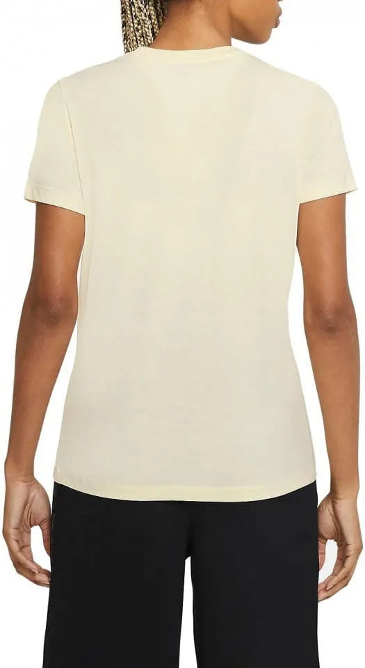 Tricou nike essential damă crew lapte de cocos bej l