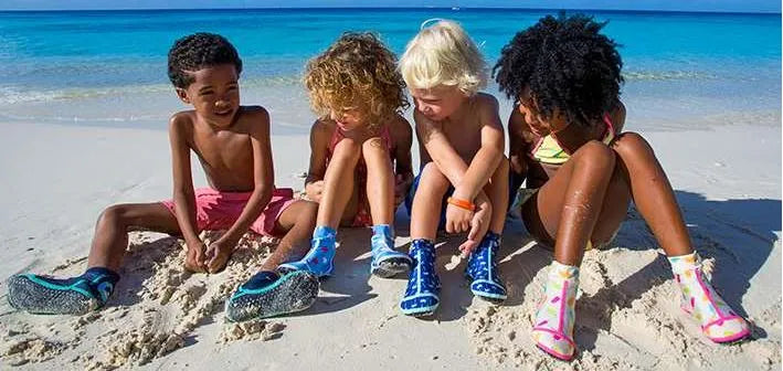 Duukies keet chaussettes de plage vert 34-35