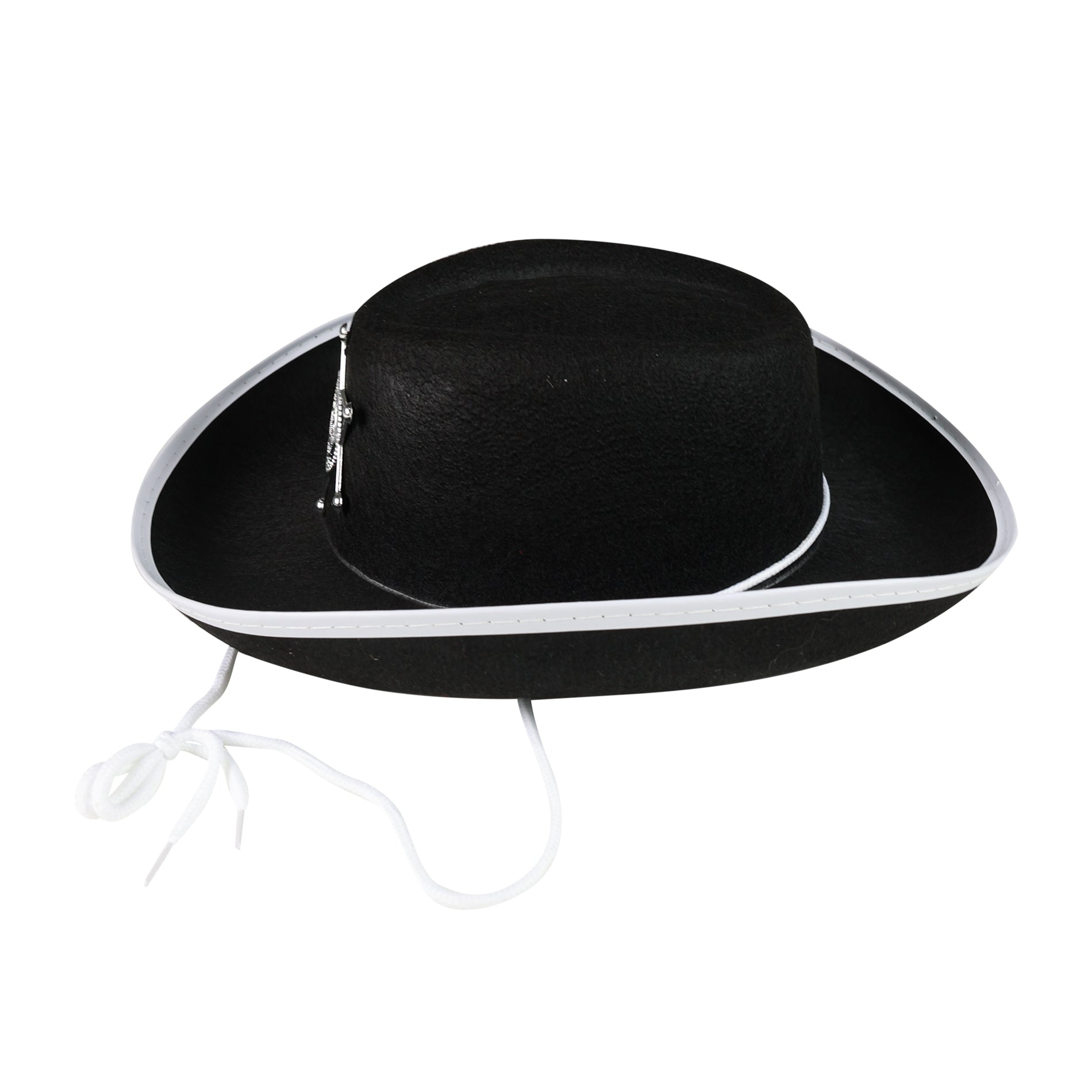 Children Black Sherrif Hat