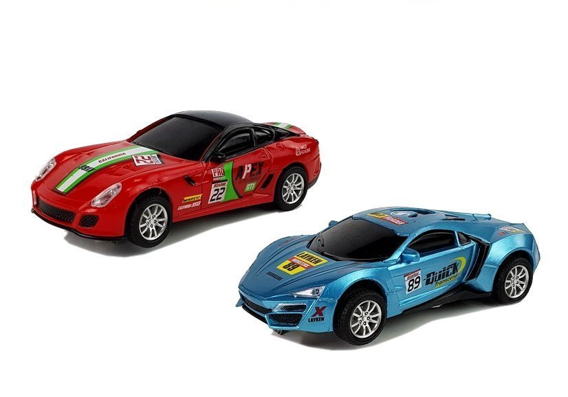 Race Track 2 Cars Top Turbo Lights 7.6 M Long
