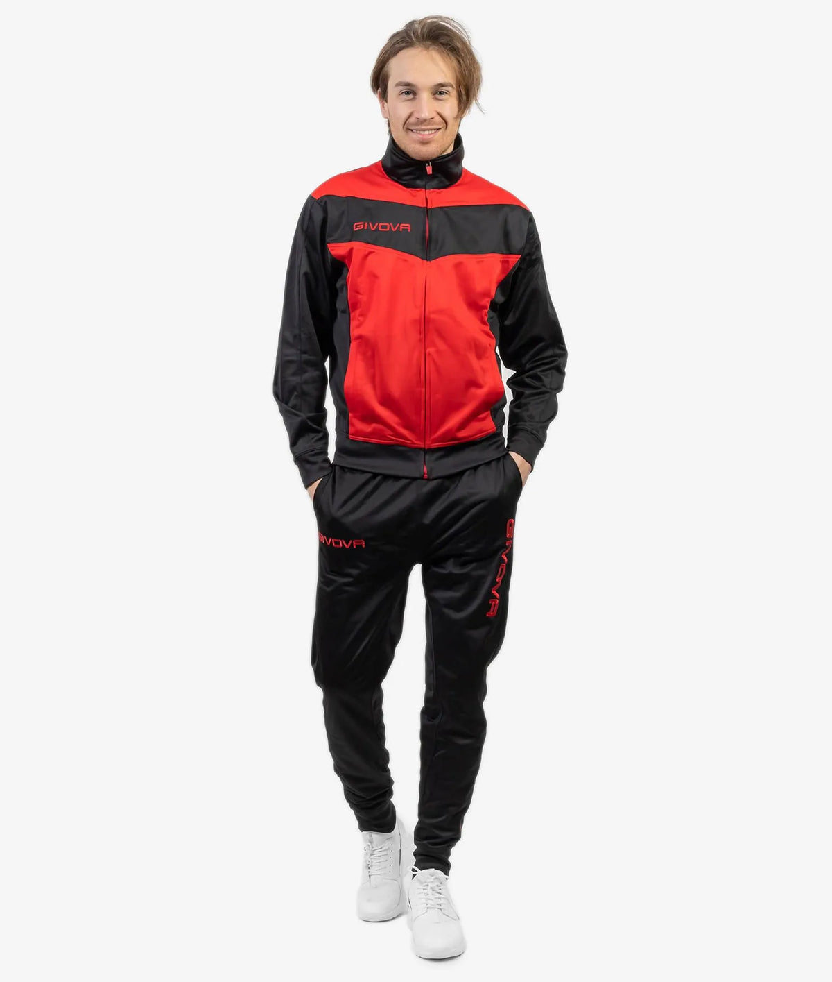 Set Sport Givova Luxury Roșu-negru Roșu