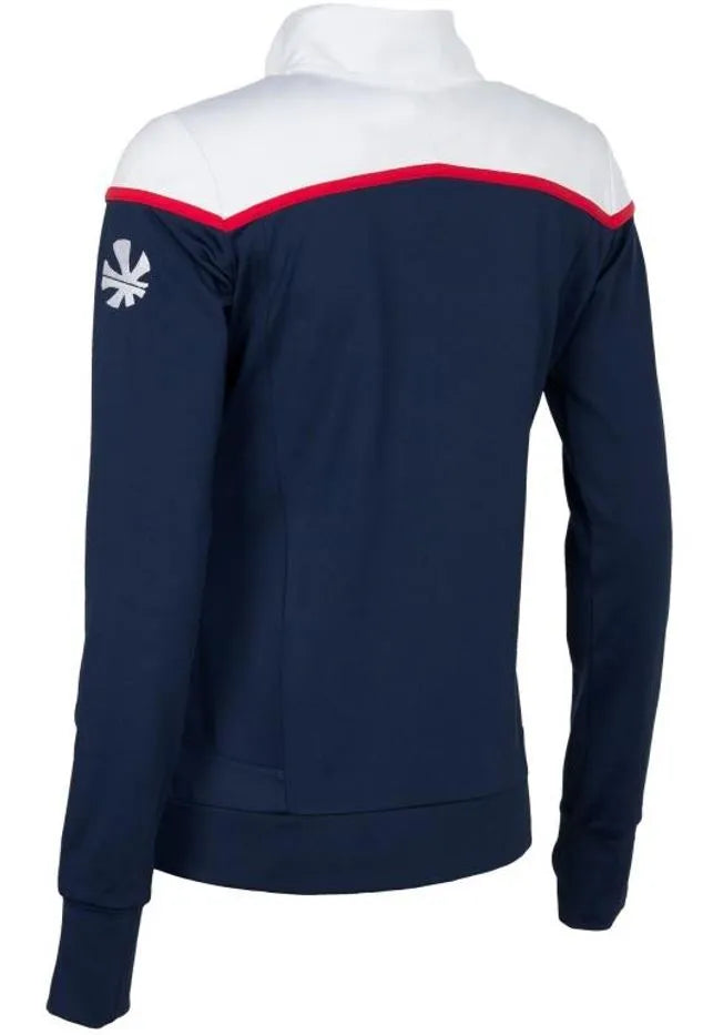 Veste femme reece varsity stretched fit bleu marine-blanc bleu xs