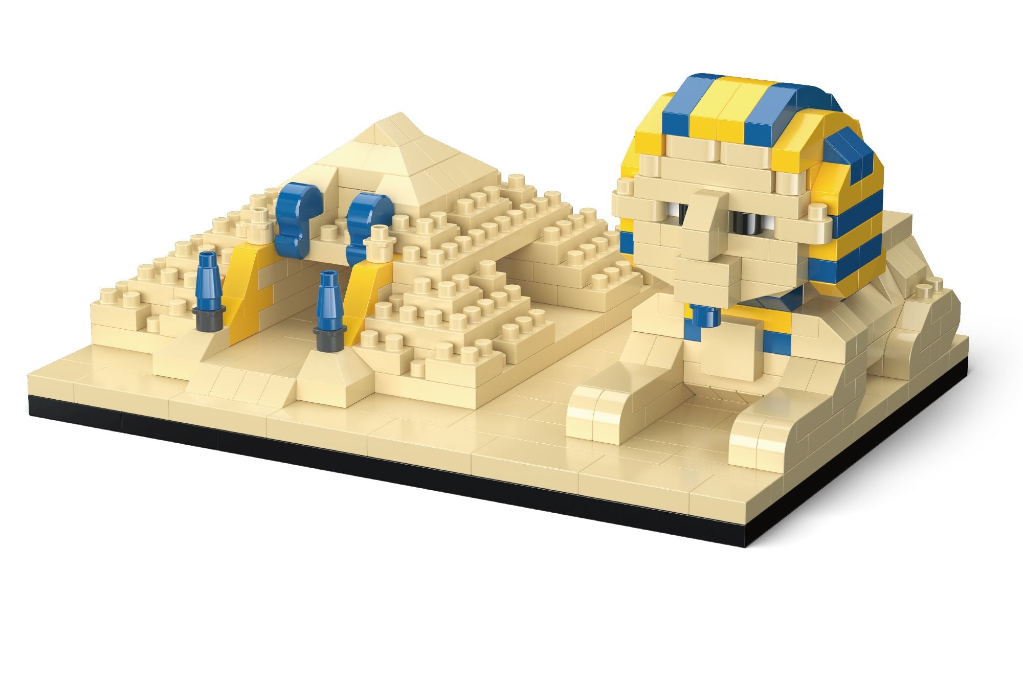 Koco Bausatz Pyramide mit Sphinx 410 Teile 11,5x8x5,5 cm