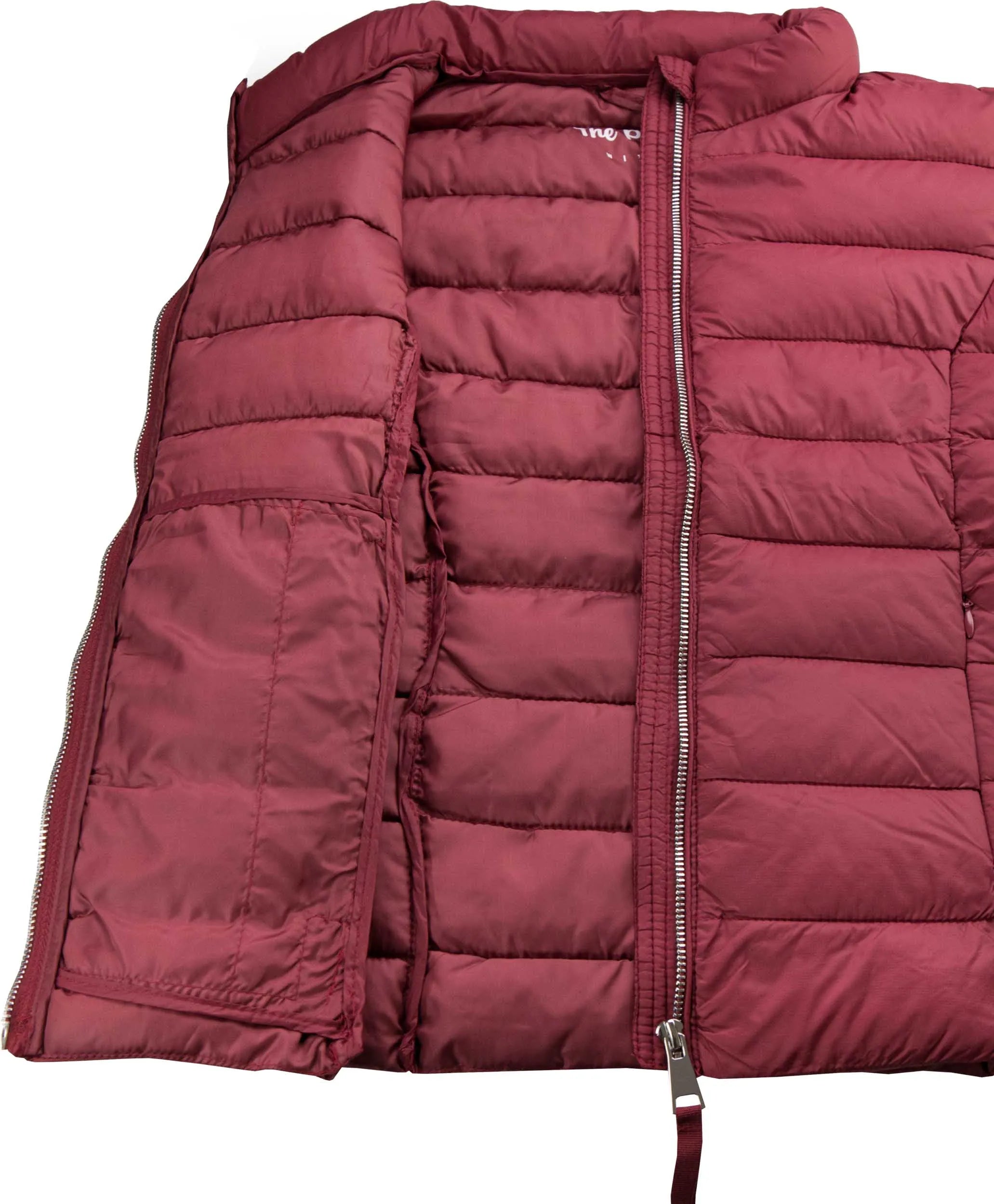 Colete feminino o representante do povo. havera vinho bordeaux