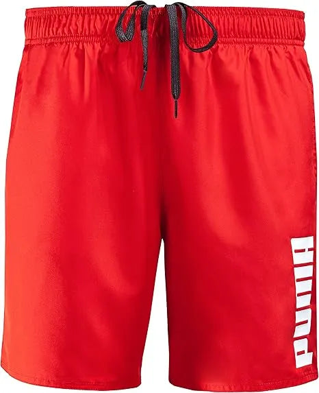 Puma heren zwembroek midden rood