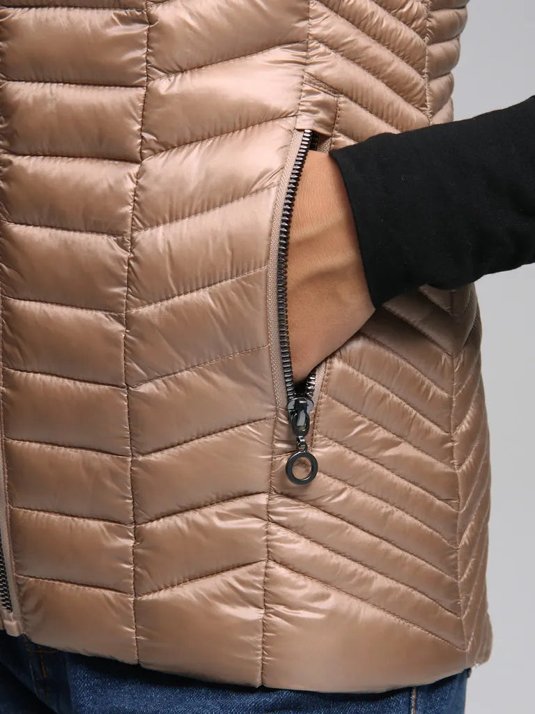 Colete esportivo feminino loap illifie marrom m