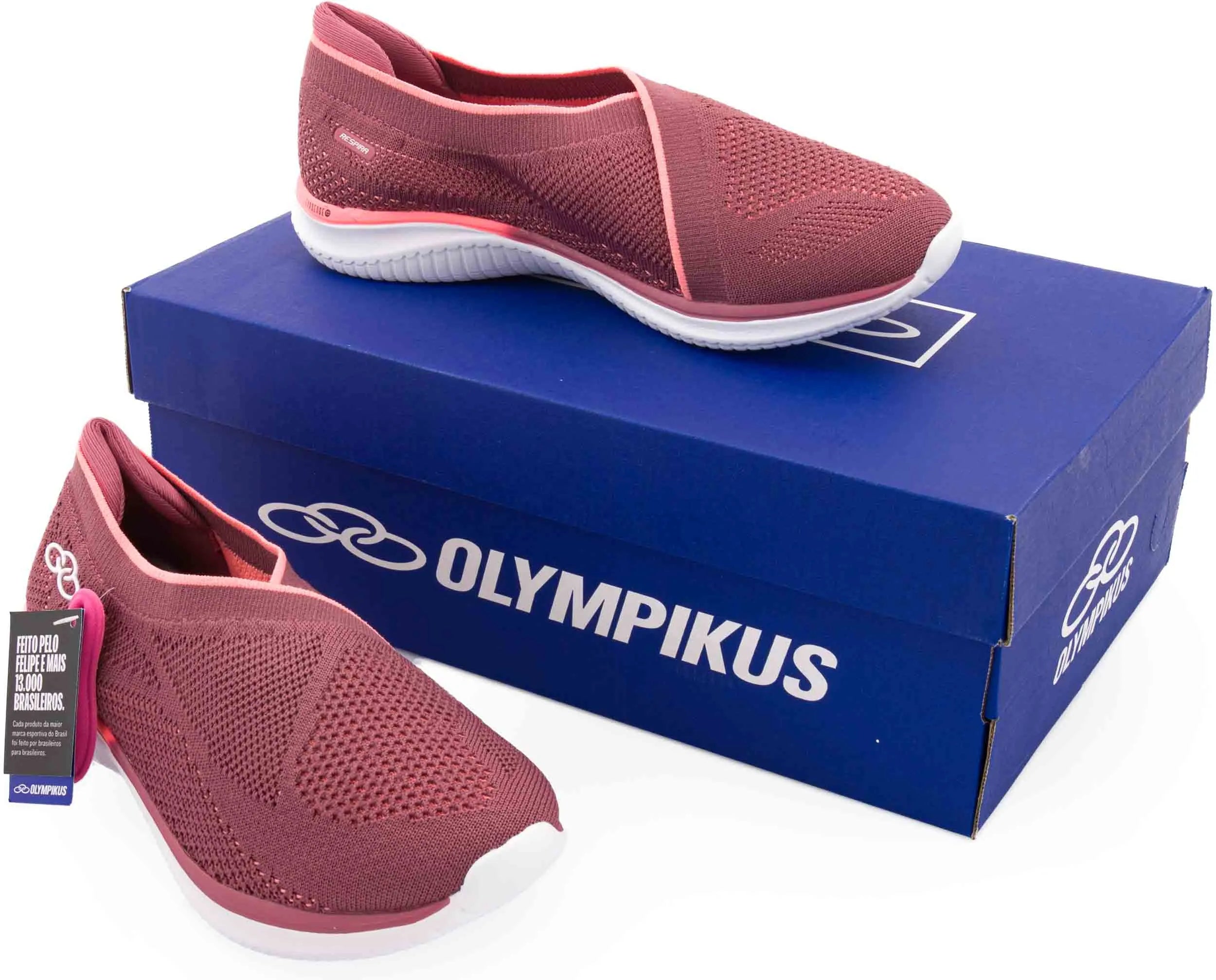 Women's Casual Shoes Olympikus Respira Red