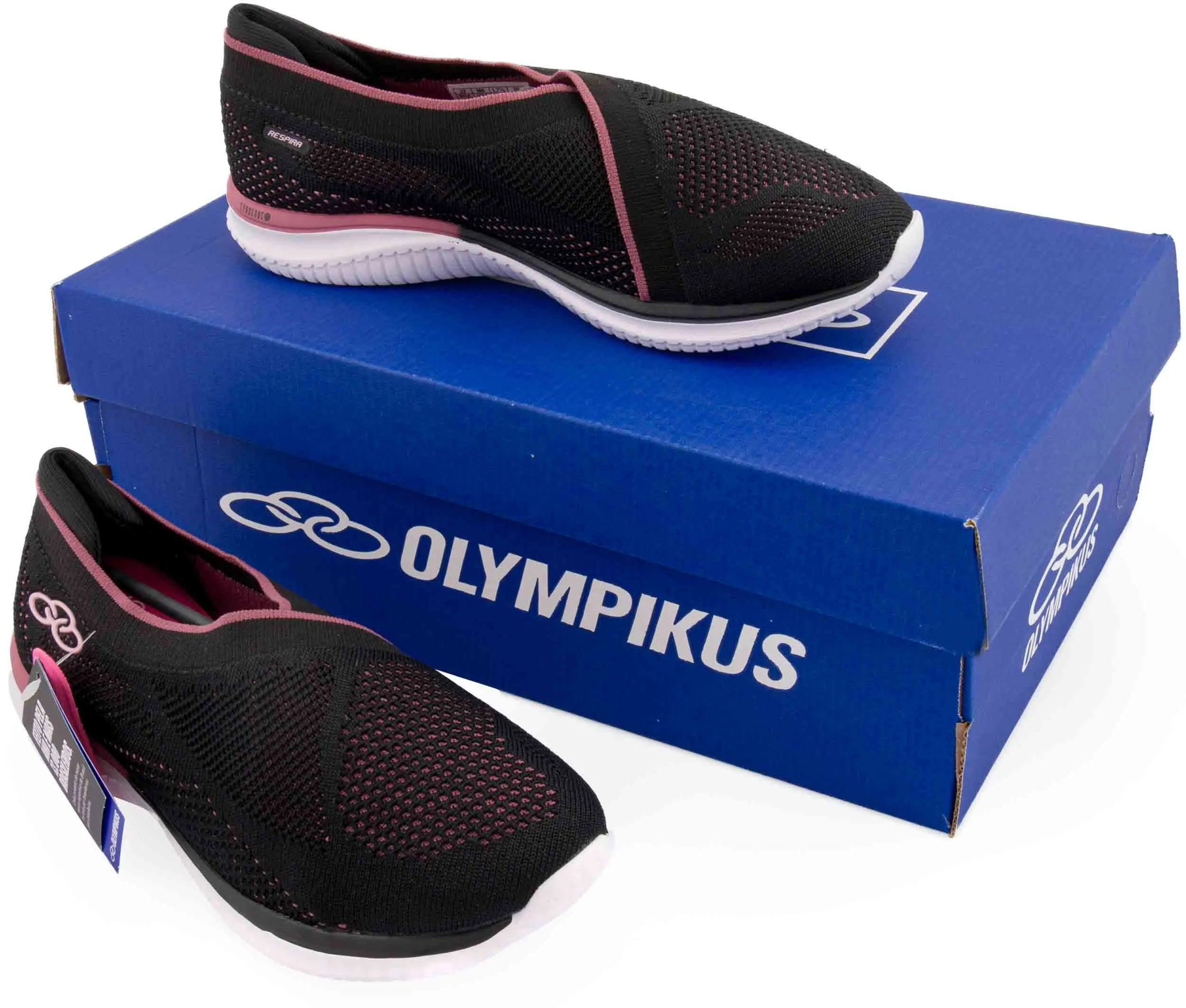 Chaussures décontractées pour femmes Olympikus Respira noires