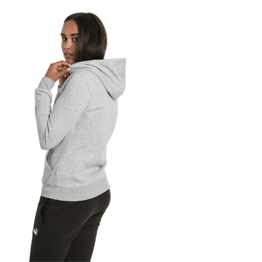 Damen Puma Hoody Grau