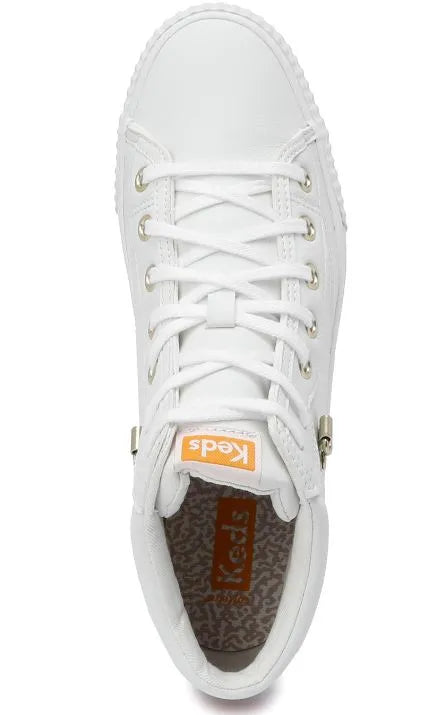 Scarpe da Donna Keds Wms Demi Mid Trx Pelle Bianche