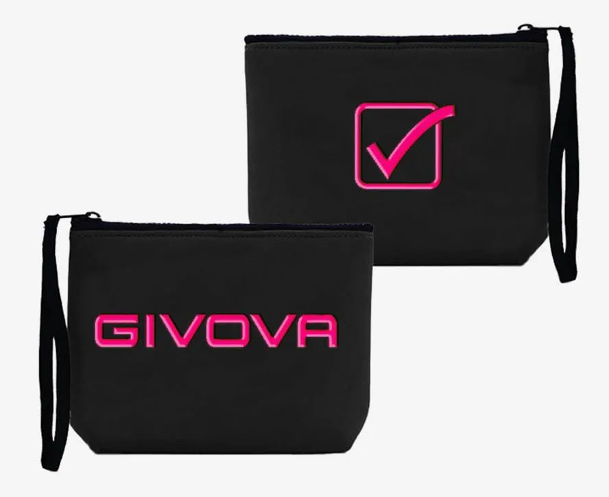 Givova Pochette Neoprene Black-fuchsia Handbag