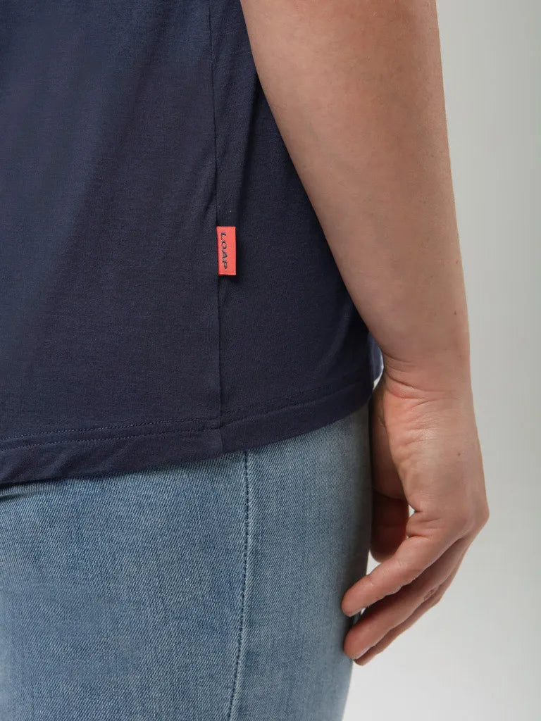 Damen-T-Shirt Loap Brulla blau l