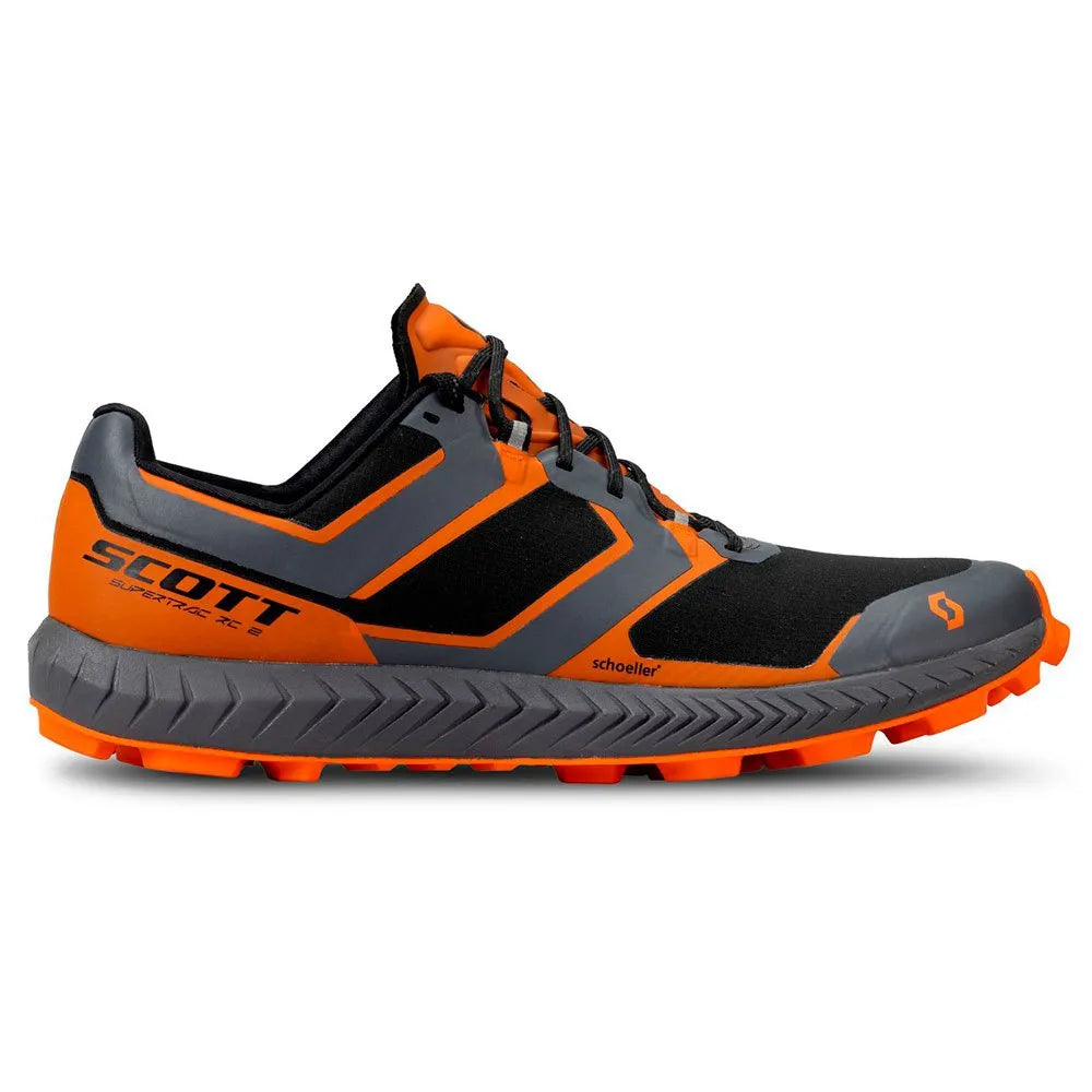 Chaussures Hommes Scott Supertrac Rc 2 Running Gris Foncé-lueur Orange Orange